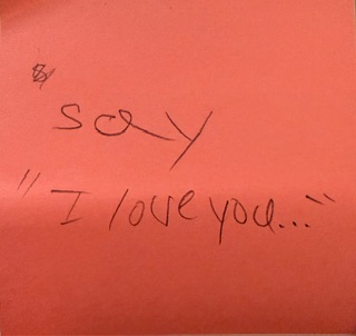 Say "I love you..."