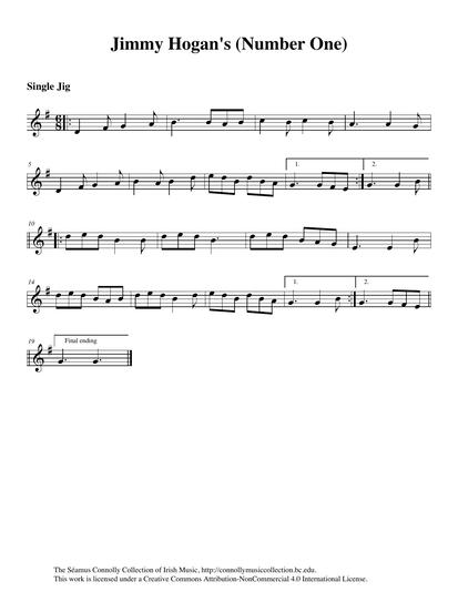 Jimmy Hogan from Liscannor in County Clare loved to play his whistle and batter out the County Clare set dances on the floor. Jimmy was an icon in Boston and he was loved by everyone who met him. This tune from north County Clare was one of his favourites. It is recorded here for us by Josephine Keegan from County Armagh.
