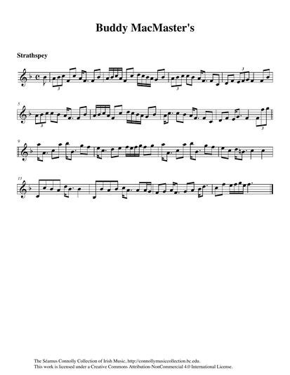Cape Breton fiddle legend Mr. Buddy MacMaster gave this tune to our mutual friend, piano player Barbara MacDonald Magone. Barbara graciously passed it along to me when she recorded it for this collection in Portland, Maine, almost ten years ago.