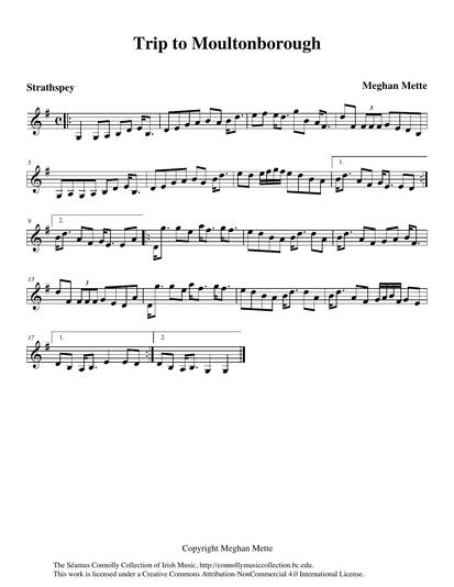 <p>Meghan Mette was one of the musicians featured on <a href="https://library.bc.edu/ds/connolly/document/555" target="_self">'A Polka for Matt'</a>. She is the younger sister to Eliza Mette, who can be heard on <a href="https://library.bc.edu/ds/connolly/document/728" target="_self">'Summer's Waltz'</a>.</p>
<p>Here Meghan plays one of her own compositions and, below, she tells us in her own words how the tune came to be. What beautiful sentiments about our music and song from such a young person. It tells us much about her soul.</p>
<p>'Every summer of my life I have gone with my family down to New Hampshire to spend a week on Squam Lake. These weeks are always wonderful, but my fondest memories come from a time when I was much younger, a time when the entire family was able to join us at the lake.</p>
<p>For us, as children, the lake was a sea of mysteries waiting to be discovered and fully taken advantage of on sunny days: swimming, canoeing, going to the rope swing in Sandwich Bay, or maybe a motorboat ride out to the islands, setting up camp for a picnic. However, when a rainy day came along, we were far from disappointed. Today there would be a trip to Moultonborough. We would all pile into our cars and drive through the sprinkling rain &ndash; or the downpour &ndash; to Moultonborough Country Candy Shop.</p>
<p>The tired floorboards would creak as all of us children ran to collect our brown paper bags at the front of the candy bar, our mothers calling "Five dollar limit!" It is amazing, however, how much candy one can purchase for five dollars at a penny candy store. On the car ride home we would trade some candy &ndash; as long as it was an equal trade of course...</p>
<p>I wrote this strathspey in honor of those memories. Although we have grown up since then and many of my cousins no longer join us at the lake, we continue to go to Moultonborough once a year, because the tradition &ndash; like the music &ndash; must be passed on, never forgotten. Tradition is what allows us to hold the past dear, while all the time making and adding new memories and creations to our lives. We can never let these traditions die.'</p>