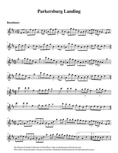 The music of Ed Haley, a fiddle player born in West Virginia in 1883, has for over twenty years given me much enjoyment and pleasure. My good friend Mr. Joe Wilson, former director of The National Council for the Traditional Arts, gave me a tape of Haley's music. He played this particular tune in a very distinctive West Virginia style, but with a definite Irish influence, incorporating ornamentation similar to that employed by the Sligo fiddle players Coleman, Killoran, and Morrison, who came to America in the early 1900s. I asked S&eacute;amus McGuire to learn and play the tune for my collection. Masterfully played, thank you, S&eacute;amus.