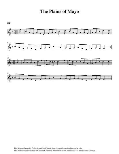 This jig is tune number 304 in [George] <em>Petrie's Complete Irish Music</em>. It is given a special melodic lift by Larry Gavin and Miche&aacute;l O'Rourke on accordion and fiddle. Charlie Lennon adds his own unmistakable accompaniment on piano. They recorded this version of the tune especially for me. The tune may also be heard on their own CD recording <em>Two Miles to Tulla</em> in a set with 'The Galway Jig'.