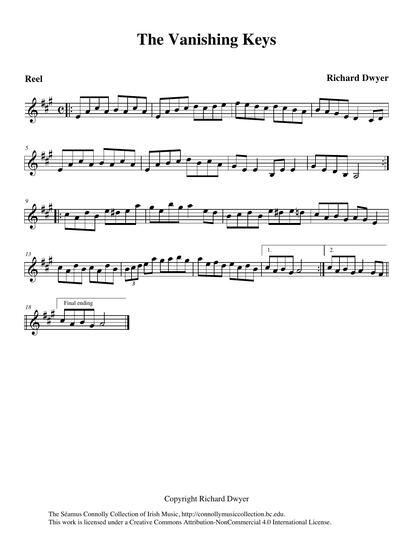 Many of my fellow chronic misplacers of keys can relate to the above title. What a great name for a great tune! It is played here in grand style by its composer Richard Dwyer in another excerpt from his solo CD <em>In a Creative Mood</em>. Richie's wonderful playing of this happy reel on the accordion brings a smile to my face and lifts my heart along the way.