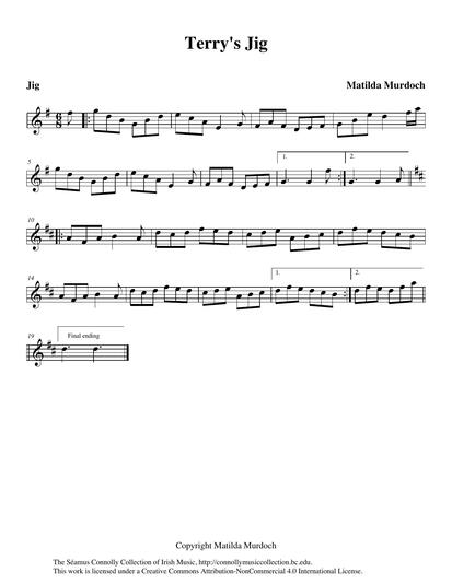 Here we have another melody composed by the Grand Lady of New Brunswick fiddle music, Mrs. Matilda Murdoch. Its performer on this track, who once again gives Matilda's music a genuine Irish flavour, is none other than Maeve Donnelly.