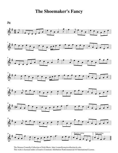 The young fiddle player Liam Lewis played this jig on a tape given to me by a friend one night after a concert. I stuck the tape into the cover of my fiddle case and forgot about it. Finding it later was a lovely surprise. My friend Laurel Martin learned the jig from the tape and traveled all the way to my home in Maine to record it. A version of the tune may be found in <em>The Roche Collection</em>. This tune was a favourite of flute player Eddie Moloney from Ballinakill, County Galway.