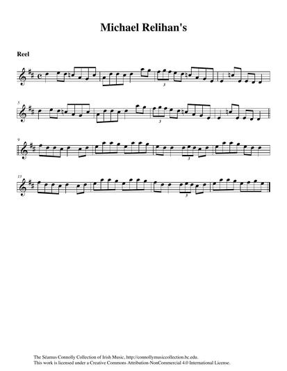 A lovely tune that came from the playing of John Kelly, the fiddle and concertina master from west County Clare. John had a storehouse of unusual tunes and was ever so generous in handing them down to other interested musicians. Michael Relihan was a neighbour to John Kelly before John moved to Dublin City. I first heard my friend Larry Gavin playing the version played here by Catherine McEvoy.