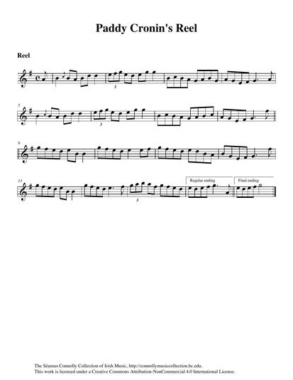 Paddy Cronin was always very eager to learn new tunes. Paddy loved 'going through the books' with his fiddle in hand. He had a vast store of old tunes and an amazing repertoire, including this reel, played here for us by the lovely ladies of music, Liz and Yvonne, the wonderful Kane sisters from County Galway.