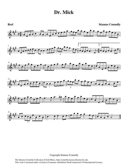 I have much respect and admiration for National Heritage Fellow Dr. Mick Moloney, a man who has, in my humble opinion, done more to promote Irish music in America than anyone. Through his teaching, music performances, research, productions, recordings, and promotion of young musicians, traditional music in America is on a very strong platform and foundation. I made this tune to honour Mick. I hope I do him justice and that he and I will have an opportunity to play the tune together sometime.