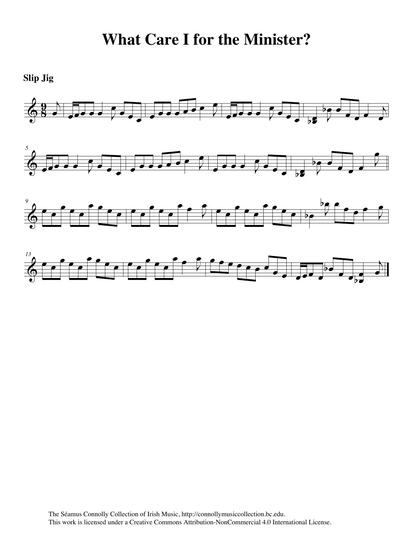 This slip jig from the Scottish tradition was taught to me by Boston harpist Kathleen Guilday. I told her about this project and asked her if she would record it for me. Kathleen was delighted, and graciously agreed to come to Maine to do the recording. I also told Kathleen of the mishap in my brother's home in Ennis, County Clare (for further insight into the recording of this slip jig, see <a href="https://library.bc.edu/ds/connolly/document/484" target="_self">&lsquo;The First Slip&rsquo;</a>). <br /><br />When Kathleen did arrive in Maine, guess what happened? Yes, my machine would not record. I was so upset, especially because she had driven over 150 miles for nothing. Well, that's not true: we turned the day into something special by having dinner and a nice bottle of wine while reminiscing about friends in Boston and our musical exploits together around New England. Kathleen did eventually get to record the slip jig, this time in her own home and with her own equipment. I ask myself if there was a jinx on this tune. Maybe it had something to do with its title. I'm puzzled. Anyhow I am grateful to you, Kathleen. Thank you, my friend. I think we beat the odds.