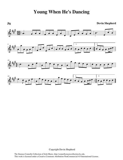 This tune was composed by Chicago fiddle player Devin Shepherd. He plays it here with his friend Sean Gavin on flute. Devin named the tune for Mike Doyle from County Wexford, who now lives in Chicago. Mike is an avid enthusiast of the music and can be found on the floor youthfully dancing wherever music is played.