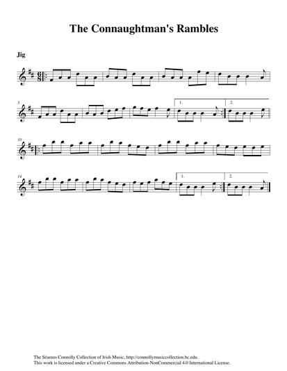 And as we present this last selection, we come to the end of a long musical journey. It is my hope that whoever reads my stories, anecdotes, and ramblings will get some insight into the tunes' histories, and some new information about them. <br /><br />Preferring to end this collection with lively, happy music, I asked my young musical friends, Kathleen Boyle from Scotland and Gr&aacute;inne Murphy from Massachusetts, to do me the honour of recording the above-named tunes for this last track. These same jigs were recorded in 1937 by Kathleen's grandfather, the famed fiddle maestro N&eacute;illidh Boyle from County Donegal. The young ladies are joined by N&eacute;illidh's son Hughie Boyle, who plays piano, and together, with pride, they give us that same lift and drive associated with the wonderful music that is peculiar to County Donegal. I was thrilled when Kathleen invited me to join herself, her dad, and Gr&aacute;inne in remembering her grandfather, completing an extraordinary musical circle. The torch has indeed been passed.<br /><br />It so happens that the last tune on the track, 'The Connaughtman's Rambles', is the first jig I ever learned, and I did so from the 78 RPM recording that N&eacute;illidh Boyle recorded seventy-eight years ago. In a way, then, this track is symbolic of how Irish traditional music keeps coming full circle, shared back and forth between musicians across the broad Atlantic and across generations. <br /><br />And lest I forget about the not-often-heard tune dedicated to a certain Biddy (a nickname for 'Bridget') from Sligo, my mind goes back in time to my grandmother sitting by the fireside listening to me trying to learn and play this fine jig. And so, in remembrance of my grandmother, <span>Elizabeth Collins (n&eacute;e Rochford)</span>, a wonderful lady of tunes, songs, and stories, I hereby offer an account of the lyrics she had for 'Biddy from Sligo': <br /><br />'Oh mother dear, may I go for a swim? <br />Yes, my darling daughter! <br />Mind the boys don't see your shins, <br />Keep them well under the water!'