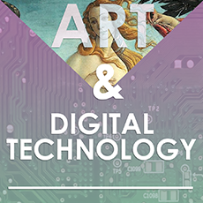 Poster for the Art and Digital Technology exhibit