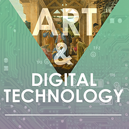 Poster for the Art and Digital Technology exhibit