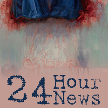 24 Hour News exhibit poster