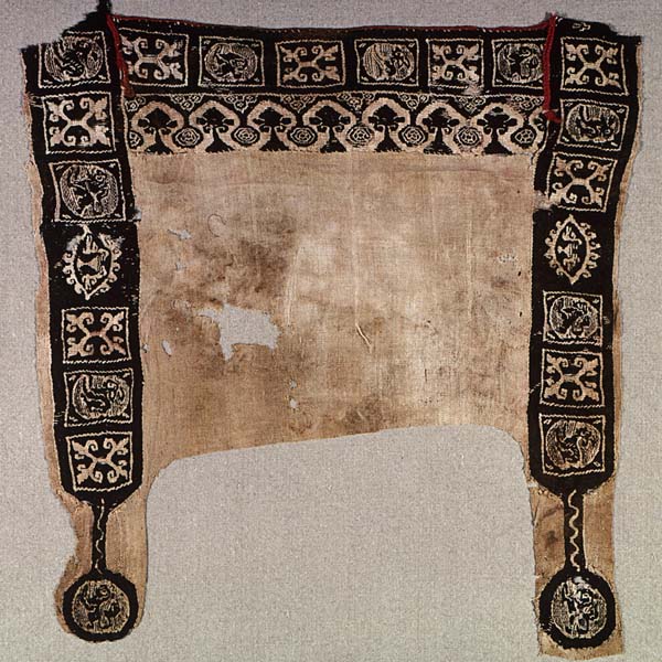 Fragment of decorated tunic
