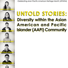 Photos of Asian American and Pacific Islander students