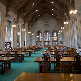 Gasson Hall in Bapst Library