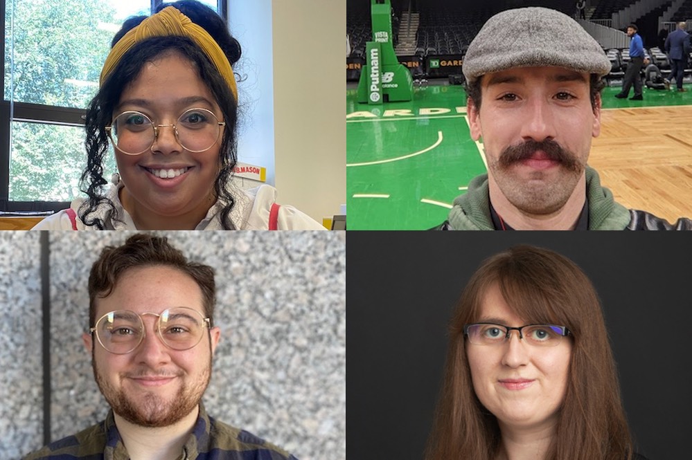 four new special library staff members