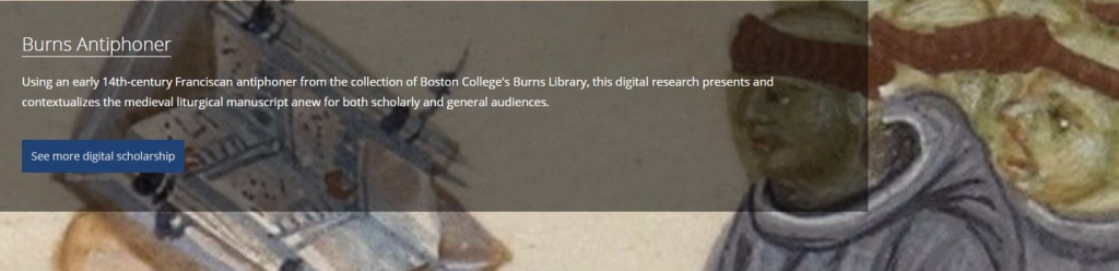 Screen capture of the new Library collections highlights