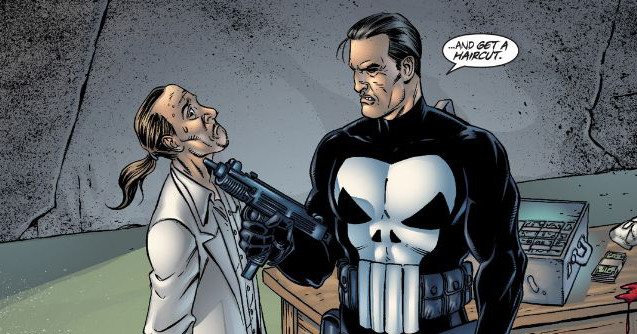 A panel from The Punisher