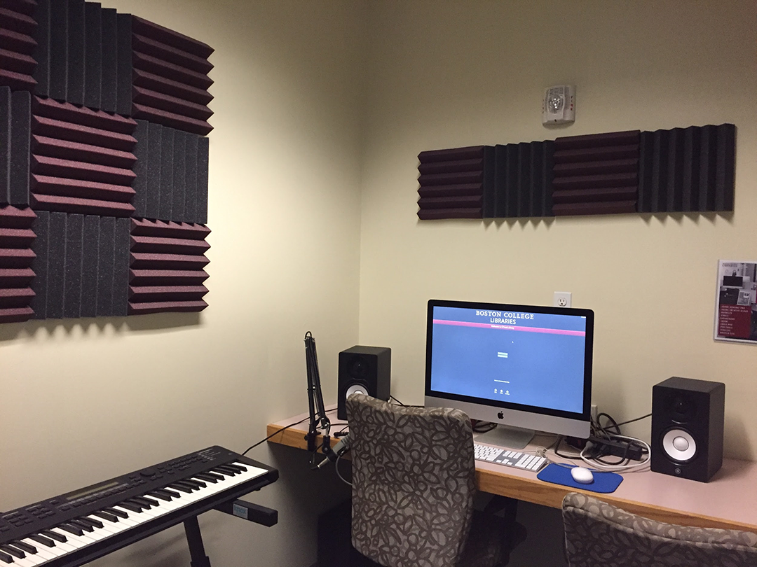 The updates to the Sound Room in the Digital Studio