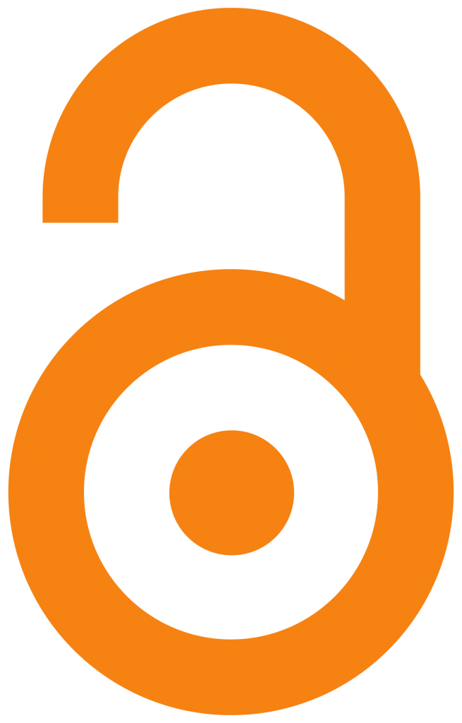 Open Access logo: a simple image of an open padlock, also representing a lower-case "o" and "a"