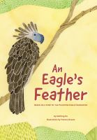 Book Cover: An eagle sits on a branch against a yellow and green background. Title: An Eagle's Feather