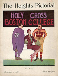 1928 Boston College - Holy Cross game program