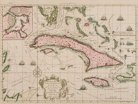 New chart of the seas surrounding the island of Cuba