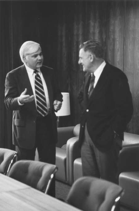 Dr. Campanella and Boston College Trustee Cornelius Owens ’36, LL.D. ’68 (Hon.)