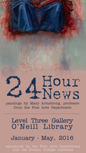24 Hour News exhibit poster