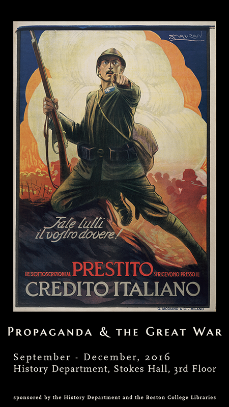 Italian progaganda poster from WWII