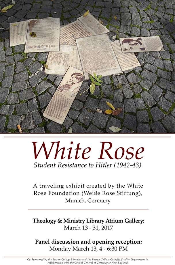 White Rose exhibit poster