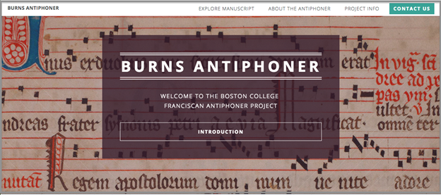 Burns Antiphoner title page